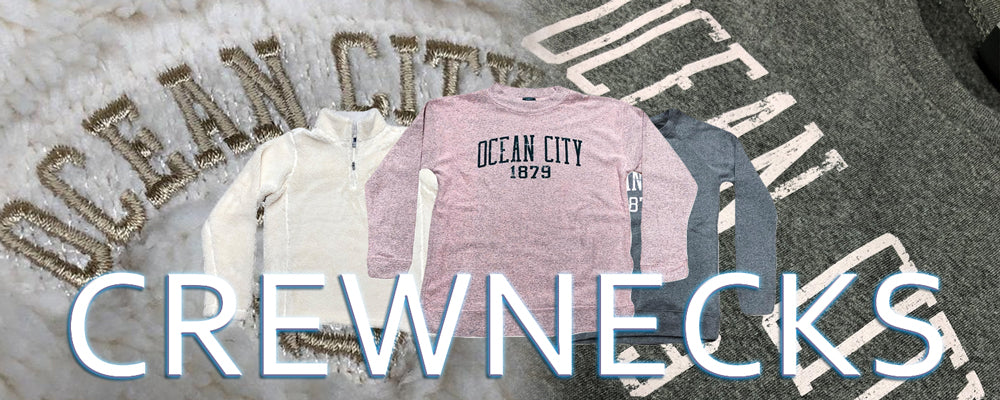 Shop all Ocean City New Jersey crewneck sweatshirts